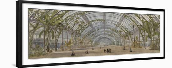 Projet d'un Palais de cristal dans le parc de Saint-Cloud : vue intérieure-Owen Jones-Framed Premium Giclee Print