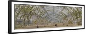 Projet d'un Palais de cristal dans le parc de Saint-Cloud : vue intérieure-Owen Jones-Framed Premium Giclee Print