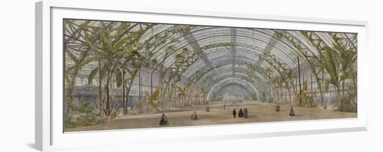 Projet d'un Palais de cristal dans le parc de Saint-Cloud : vue intérieure-Owen Jones-Framed Premium Giclee Print