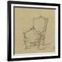 Projet de fauteuils-Antoine Zoegger-Framed Giclee Print