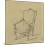 Projet de fauteuils-Antoine Zoegger-Mounted Giclee Print