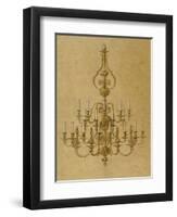 Projet de lustre-Antoine Zoegger-Framed Premium Giclee Print