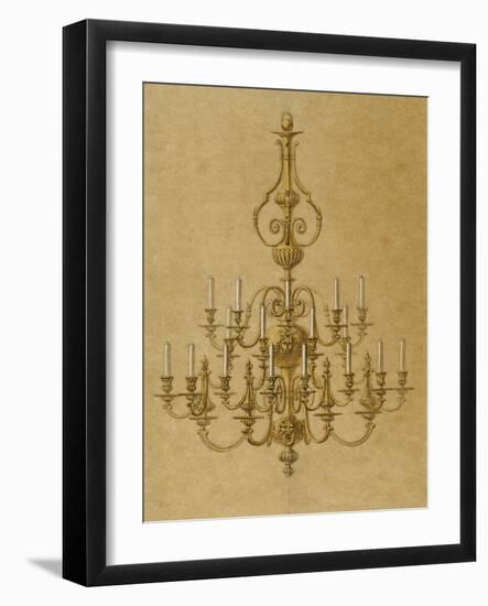 Projet de lustre-Antoine Zoegger-Framed Giclee Print