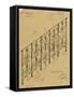 Projet de rampe d'escalier en fer forgé pour l'hôtel de Mme Heidsieck-Alphonse Gosset-Framed Stretched Canvas