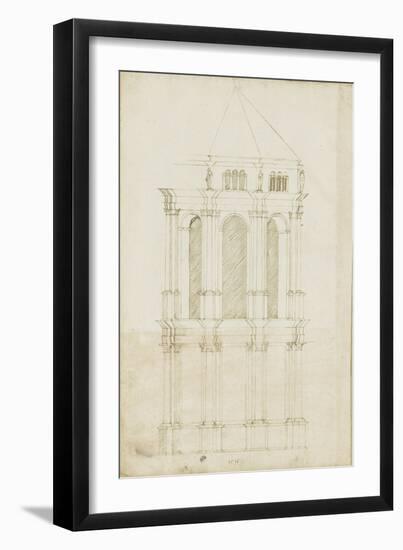 Projet de transformation du choeur de la cathédrale de Bamberg-Herman Vischer-Framed Giclee Print