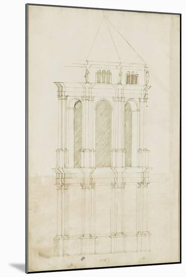 Projet de transformation du choeur de la cathédrale de Bamberg-Herman Vischer-Mounted Giclee Print