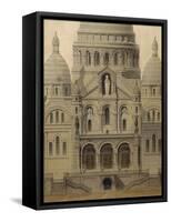 Projet pour l'église du Sacré-Coeur, élévation sud-Paul Abadie-Framed Stretched Canvas