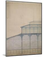 Projet pour la construction des Halles Centrales de Paris-Victor Baltard-Mounted Giclee Print