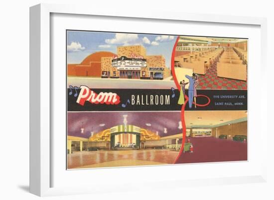 Prom Ballroom, St. Paul, Minnesota-null-Framed Art Print