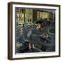 "Prom Dates in Parking Lot," May 19, 1962-Ben Kimberly Prins-Framed Giclee Print