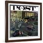 "Prom Dates in Parking Lot," Saturday Evening Post Cover, May 19, 1962-Ben Kimberly Prins-Framed Giclee Print
