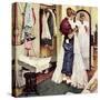 "Prom Dress", March 19,1949-Norman Rockwell-Stretched Canvas