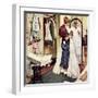 "Prom Dress", March 19,1949-Norman Rockwell-Framed Premium Giclee Print