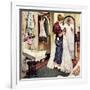 "Prom Dress", March 19,1949-Norman Rockwell-Framed Giclee Print