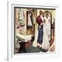 "Prom Dress", March 19,1949-Norman Rockwell-Framed Giclee Print