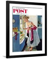 "Prom Momento" Saturday Evening Post Cover, October 29, 1955-M. Coburn Whitmore-Framed Giclee Print