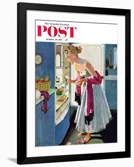 "Prom Momento" Saturday Evening Post Cover, October 29, 1955-M. Coburn Whitmore-Framed Giclee Print