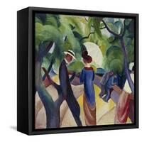 Promenade, 1913-Auguste Macke-Framed Stretched Canvas