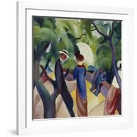 Promenade, 1913-Auguste Macke-Framed Giclee Print