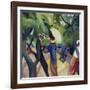 Promenade, 1913-Auguste Macke-Framed Giclee Print