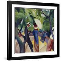 Promenade, 1913-Auguste Macke-Framed Giclee Print