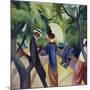 Promenade, 1913-Auguste Macke-Mounted Giclee Print