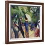 Promenade, 1913-Auguste Macke-Framed Giclee Print