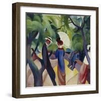 Promenade, 1913-Auguste Macke-Framed Giclee Print