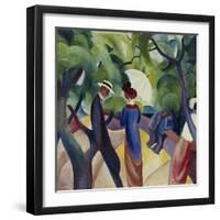 Promenade, 1913-Auguste Macke-Framed Giclee Print