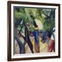 Promenade, 1913-Auguste Macke-Framed Giclee Print