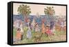 Promenade, 1914/15-Maurice Brazil Prendergast-Framed Stretched Canvas