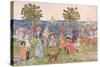 Promenade, 1914/15-Maurice Brazil Prendergast-Stretched Canvas