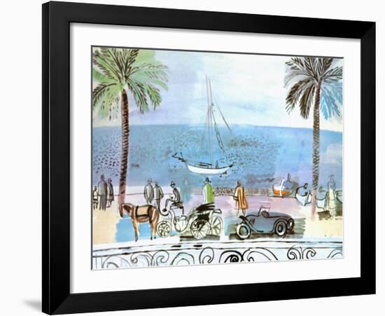 Promenade a Nice-Raoul Dufy-Framed Art Print