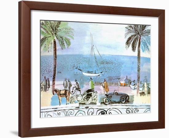 Promenade a Nice-Raoul Dufy-Framed Art Print