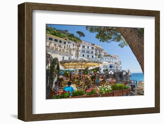 Promenade, Amalfi, Amalfi Coast, UNESCO World Heritage Site, Campania, Italy, Europe-Frank Fell-Framed Photographic Print