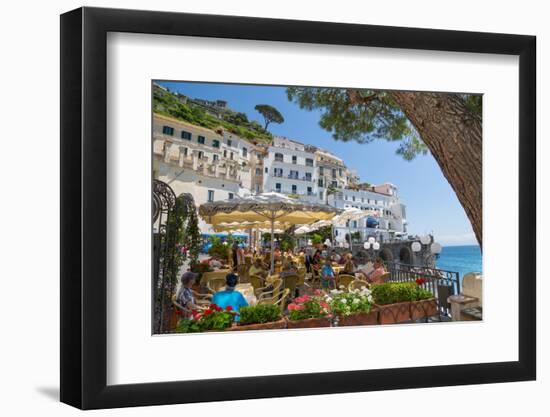 Promenade, Amalfi, Amalfi Coast, UNESCO World Heritage Site, Campania, Italy, Europe-Frank Fell-Framed Photographic Print