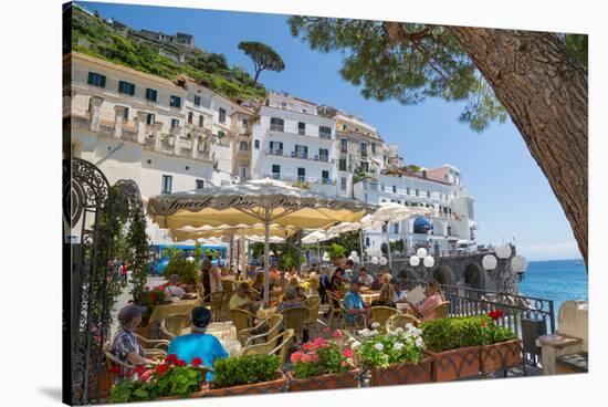 Promenade, Amalfi, Amalfi Coast, UNESCO World Heritage Site, Campania, Italy, Europe-Frank Fell-Stretched Canvas
