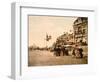 Promenade and Grand Salon, Trouville, France, C.1890-null-Framed Giclee Print