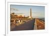 Promenade and Lighthouse Faro De Maspalomas in the Evening-Markus Lange-Framed Photographic Print