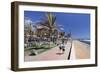 Promenade and Lighthouse Faro De Maspalomas-Markus Lange-Framed Photographic Print