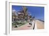 Promenade and Lighthouse Faro De Maspalomas-Markus Lange-Framed Photographic Print