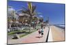 Promenade and Lighthouse Faro De Maspalomas-Markus Lange-Mounted Photographic Print