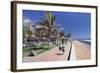 Promenade and Lighthouse Faro De Maspalomas-Markus Lange-Framed Photographic Print