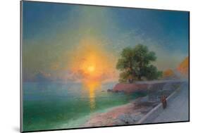 Promenade at Sunset, 1869-Ivan Konstantinovich Aivazovsky-Mounted Giclee Print