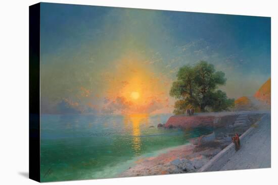 Promenade at Sunset, 1869-Ivan Konstantinovich Aivazovsky-Stretched Canvas