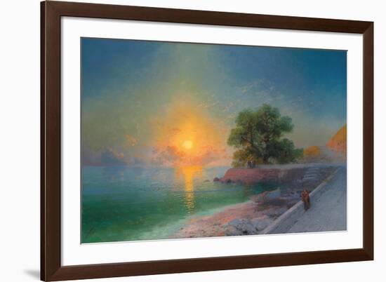 Promenade at Sunset, 1869-Ivan Konstantinovich Aivazovsky-Framed Giclee Print