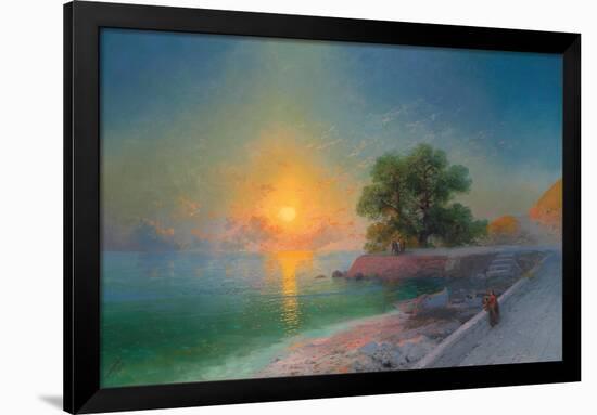 Promenade at Sunset, 1869-Ivan Konstantinovich Aivazovsky-Framed Giclee Print