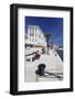 Promenade at the Harbour of Porec, Istra, Croatia, Europe-Markus Lange-Framed Photographic Print