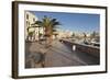 Promenade at the Harbour, Old Town, Trani, Le Murge, Barletta-Andria-Trani District-Markus Lange-Framed Photographic Print