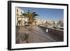 Promenade at the Harbour, Old Town, Trani, Le Murge, Barletta-Andria-Trani District-Markus Lange-Framed Photographic Print